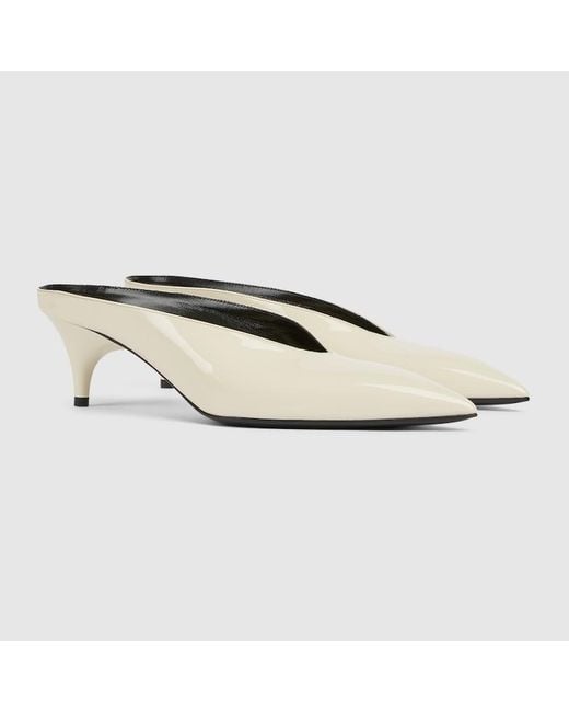Sabot 97 Donna Con Tacco, Taglia di Gucci in White