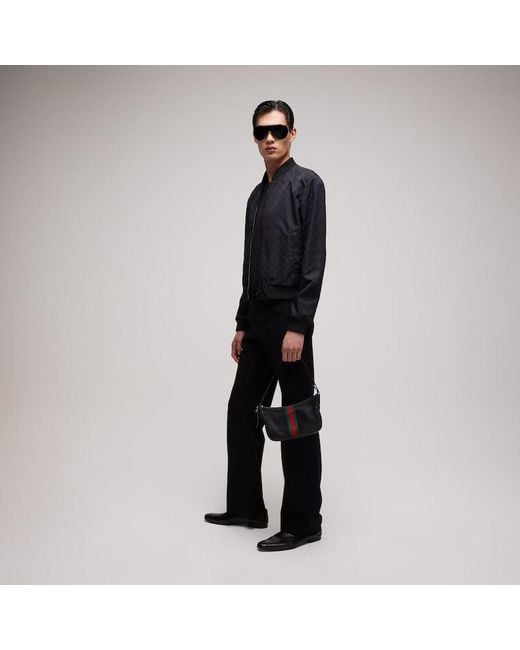 Gucci Black Reversible Light Silk Faille Zip Jacket, Ready-To-Wear for men