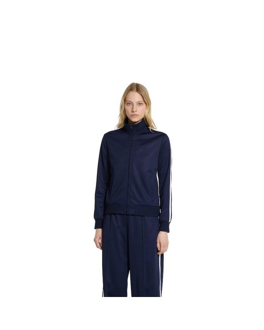 Gucci Blue Jacke Aus Technischem Jersey Mit Stickerei Und Rv, Grösse