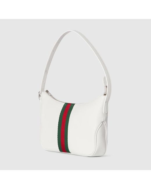 Gucci White Lunetta Small Crossbody Bag for men
