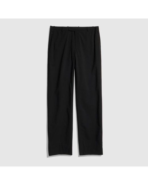Gucci Black Technical Wool Blend Pants for men