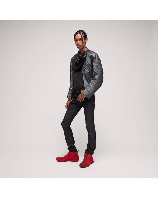 Gucci Red Drip Sneaker, Fabric