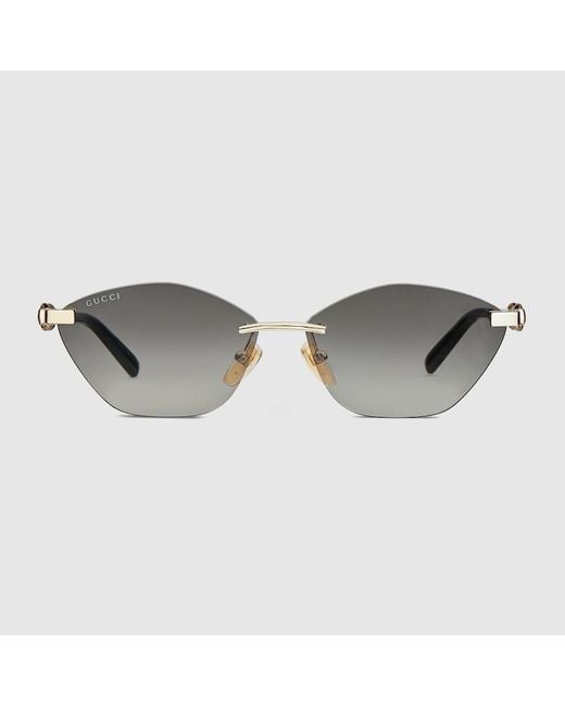 Gafas De Sol De Ojo De Gato Gucci de color Brown