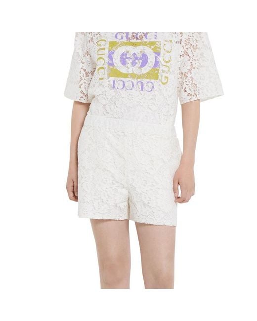 Shorts di Gucci in White
