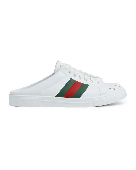Gucci Blue Ace Mule With Web for men