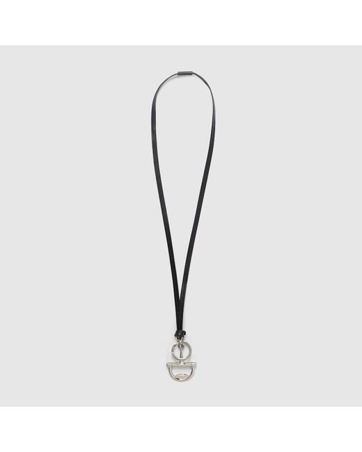 Gucci Metallic Half Horsebit Bag Charm, Metal for men
