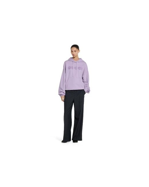 Felpa di Gucci in Purple