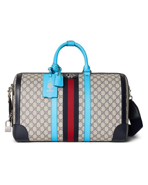 Gucci Blue Savoy Medium Duffle Bag