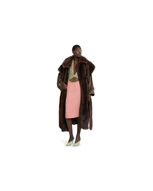 Gucci Ggシルクジャカード スカート, ピンク, ウェア Pink