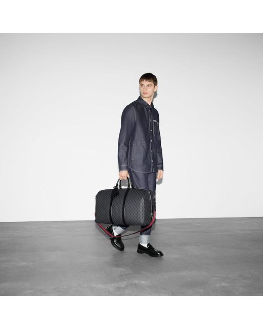 Borsone Gg Misura Grande di Gucci in Black da Uomo