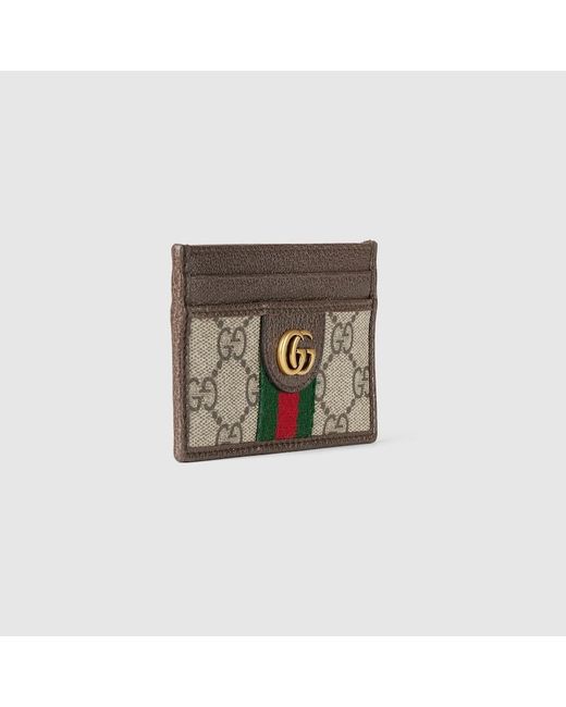 Gucci Brown Ophidia Card Case for men