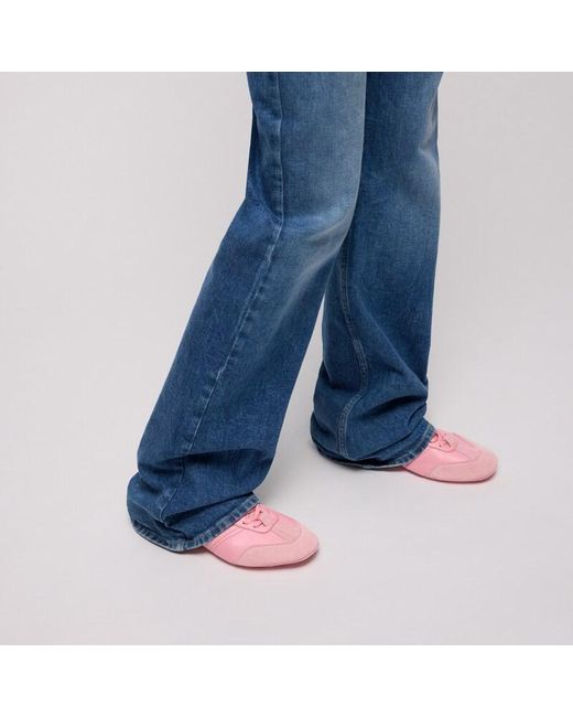 Gucci Pink Flex Sneaker, Leather