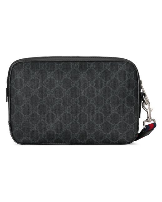 Bolso de hombre gg black Gucci de Lona de hombre | Lyst