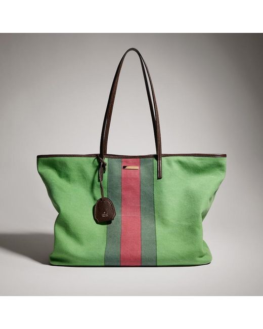 Gucci Green Tribeca 'Cannes' Large Tote