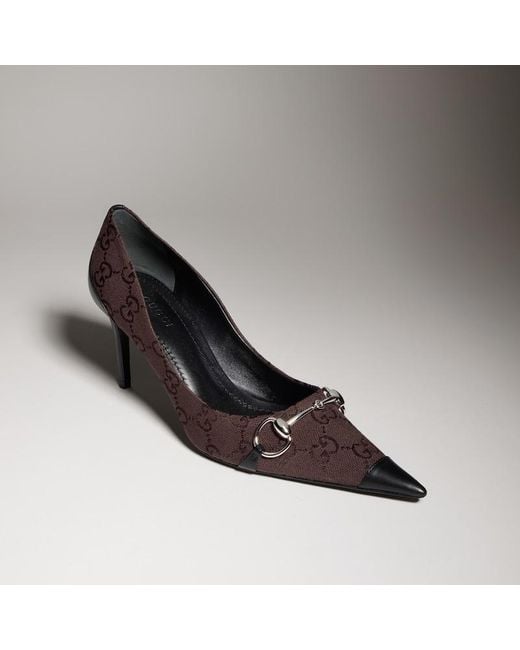 Gucci Metallic Donna Pump, Fabric