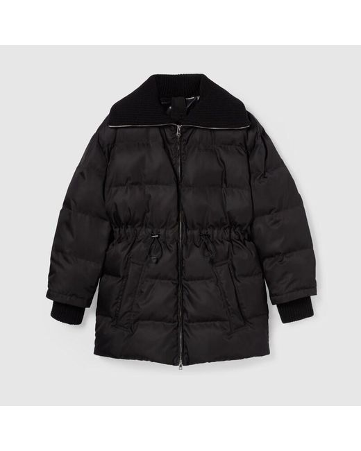 Gucci Black Gabardine Fine Nylon Jacket With Logo