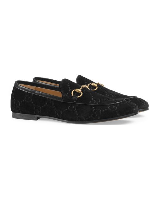 mens velvet gucci loafers