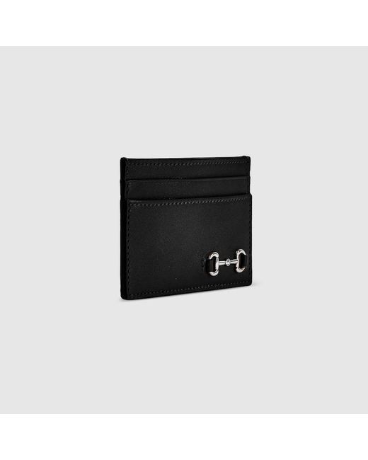 Porte-Cartes Avec Détail Mors Gucci pour homme en coloris Black