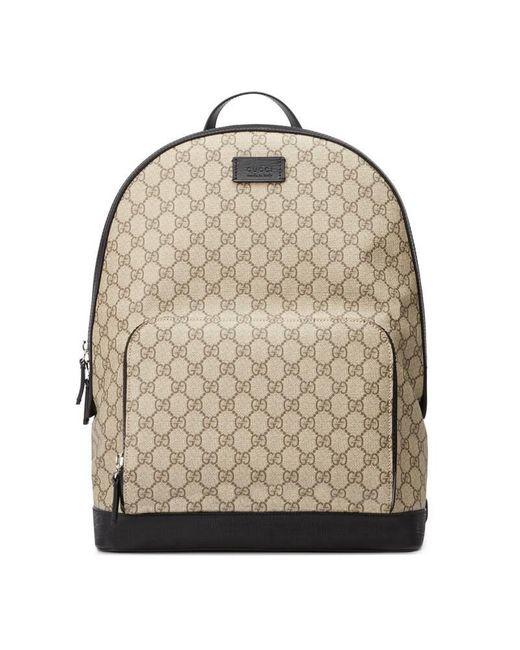 Gucci Natural GG Supreme Backpack