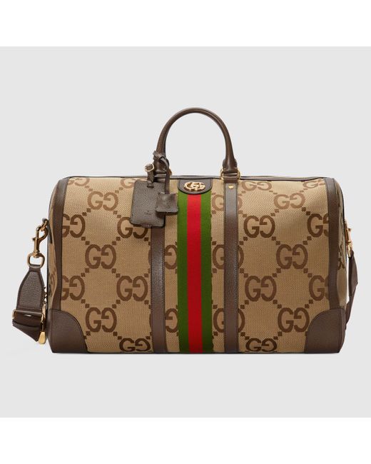 Gucci Große reisetasche mit jumbo gg in Brown für Herren