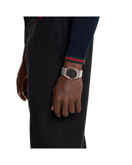 Gucci Metallic 25H Watch, 40Mm for men