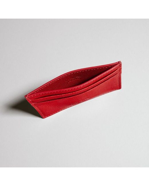 Gucci Red Lira Card Case for men