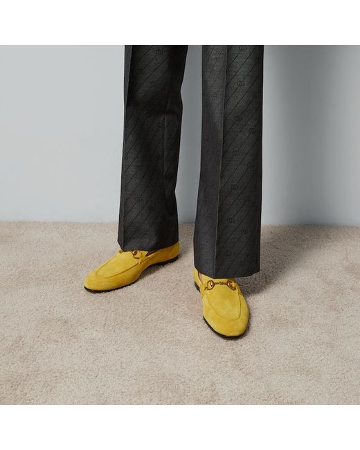 Gucci Yellow Jordaan Loafer for men