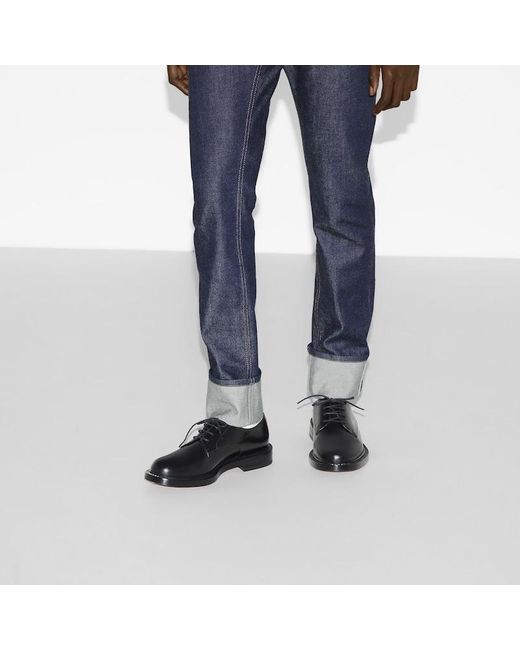 Scarpa Stringata Uomo, Taglia di Gucci in Black da Uomo