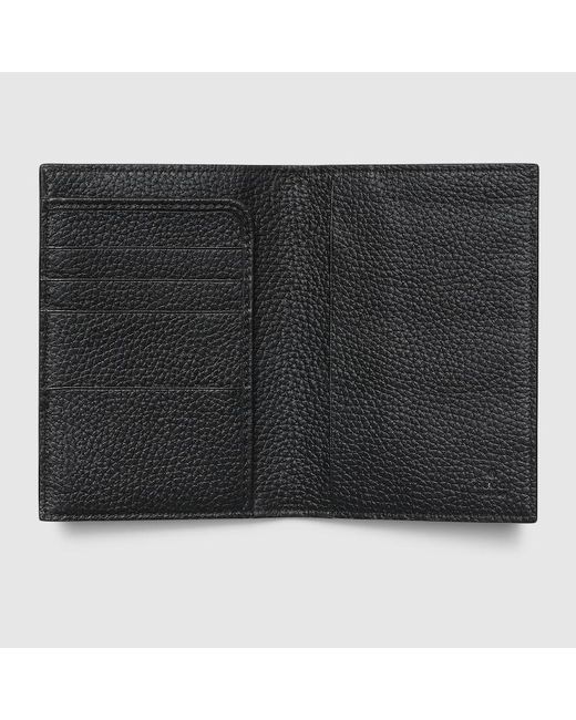 Étui Pour Passeport GG Jumbo Gucci pour homme en coloris Black