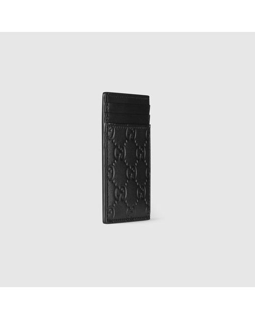 Gucci Black Gg Emblem Money Clip for men