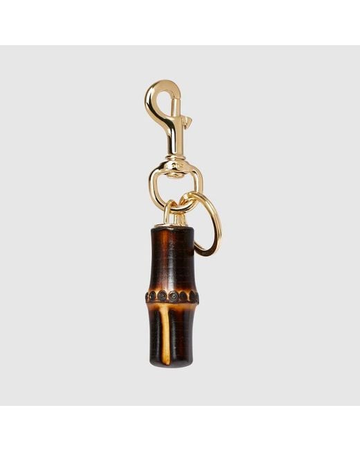 Gucci Metallic Bamboo Keychain