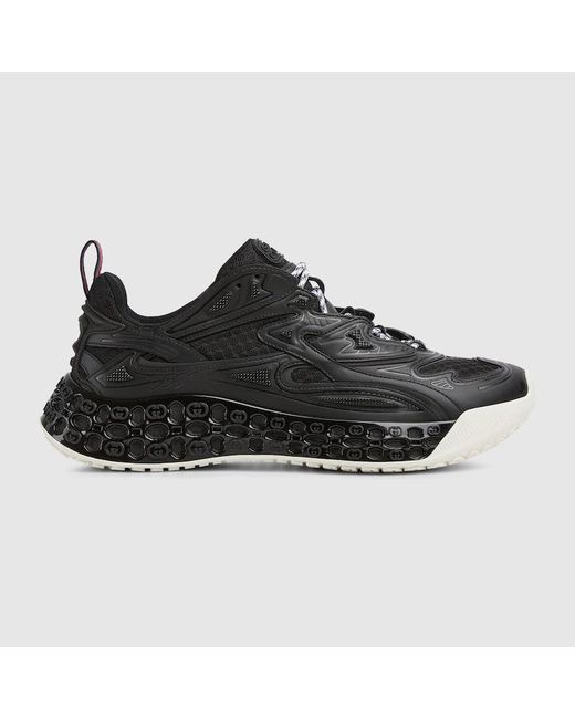 Gucci Black Cub3D Sneaker, Other Materials for men