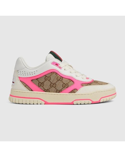 Sneaker Re-Web di Gucci in Pink