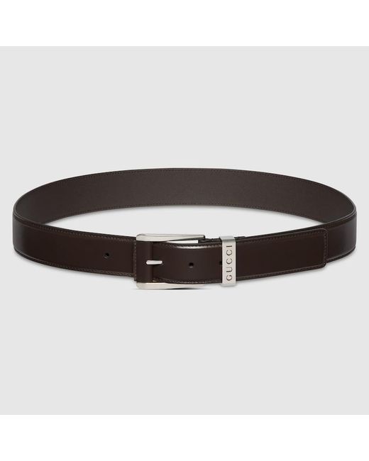 Cinturón Con Hebilla Cuadrada, Talla 100 Gucci de hombre de color Brown