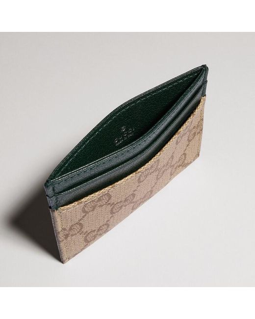 Gucci Metallic Essence Classic Card Case, Leather for men