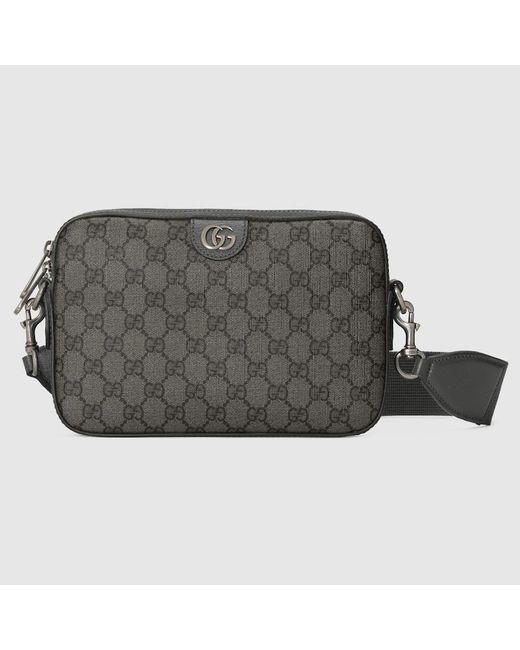 Gucci Gray Ophidia GG Crossbody Bag for men