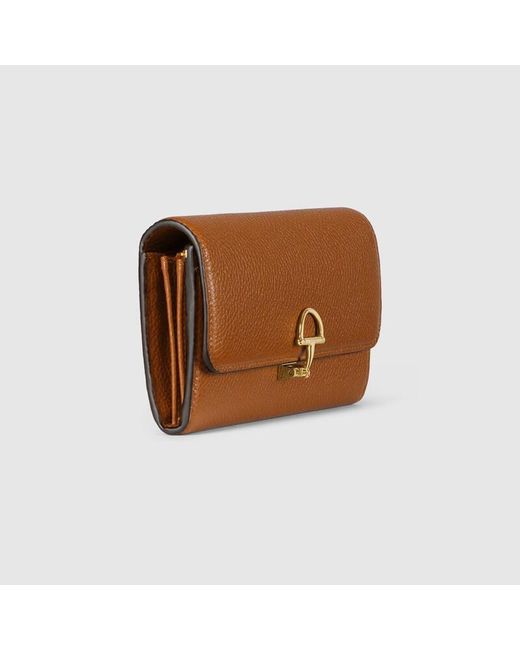 Gucci Brown Softbit Continental Brieftasche