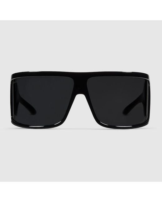 Gucci Black Mask Frame Sunglasses for men