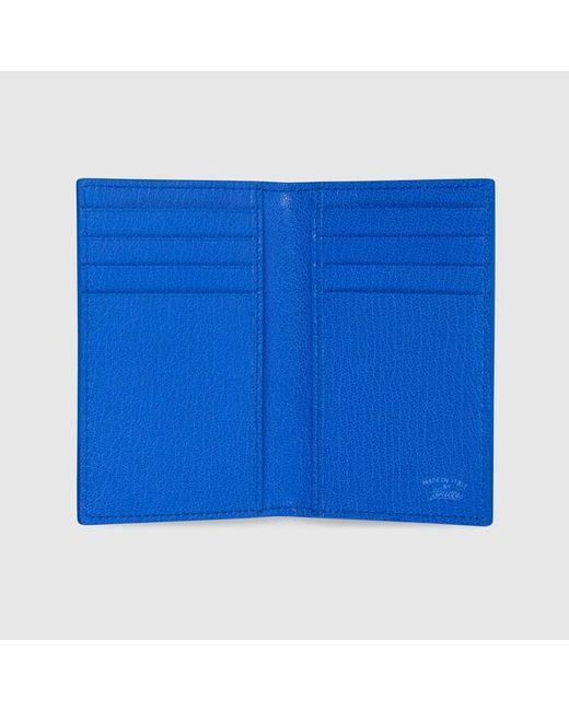 Gucci Blue Lira Card Case for men