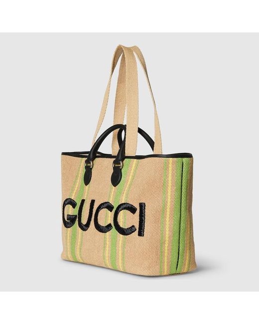 Gucci Großer Shopper Mit Stickerei in Natural für Herren