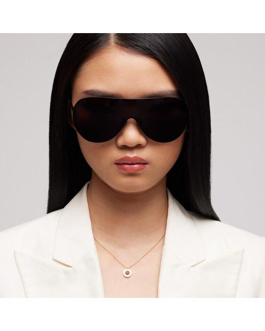 Gucci Metallic Interlocking 18K Pendant Necklace
