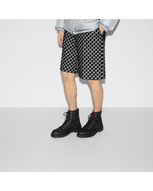 Gucci Black Web Boot for men