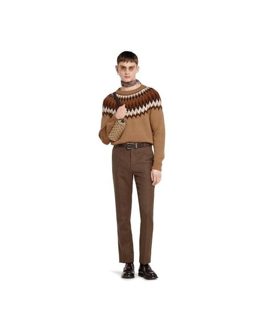Pantalone di Gucci in Brown da Uomo