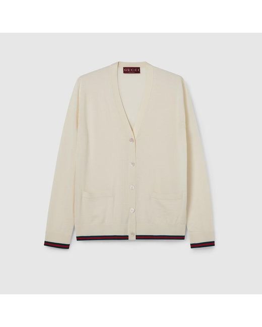 Cardigan di Gucci in Natural