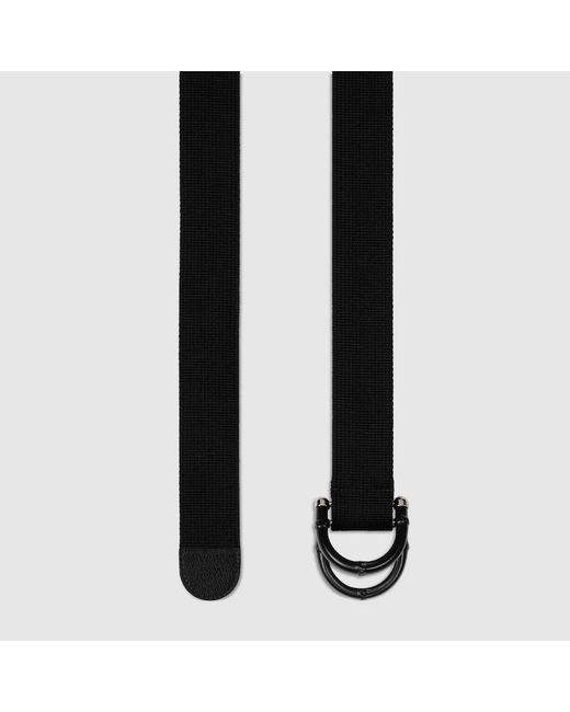 Cintura Con Fibbia di Gucci in Black da Uomo