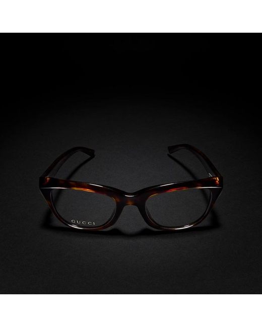 Gucci Black Geometric Optical Frame