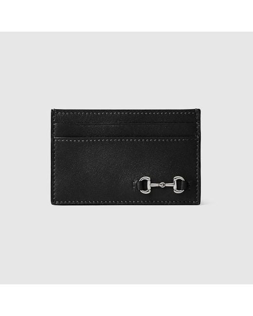 Porte-Cartes Avec Détail Mors Gucci pour homme en coloris Black