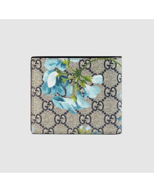 Gucci Gg Blooms Wallet in Natural for Men | Lyst