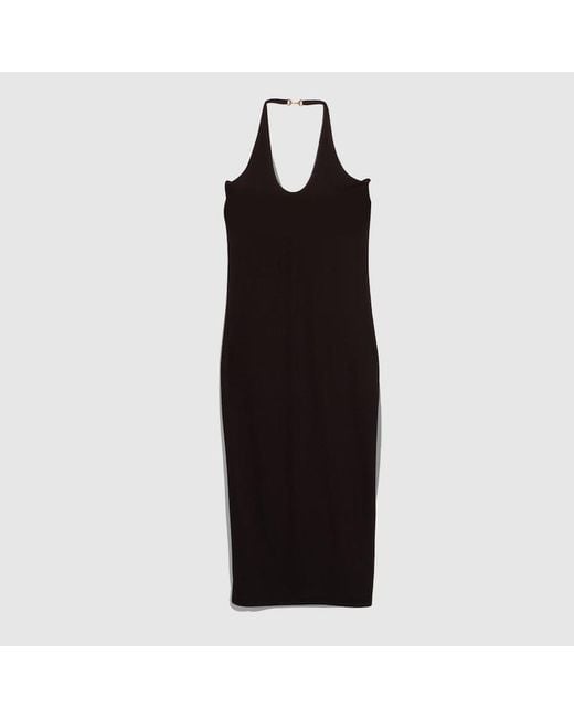Gucci Black Viscose Crêpe Jersey Dress With Horsebit, Size Xl, Ready-To-Wear
