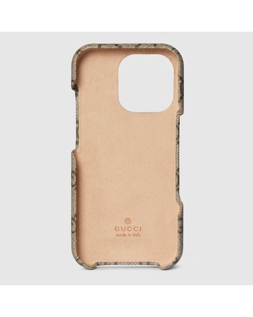 Gucci Natural Ophidia Case For Iphone 16 Pro for men